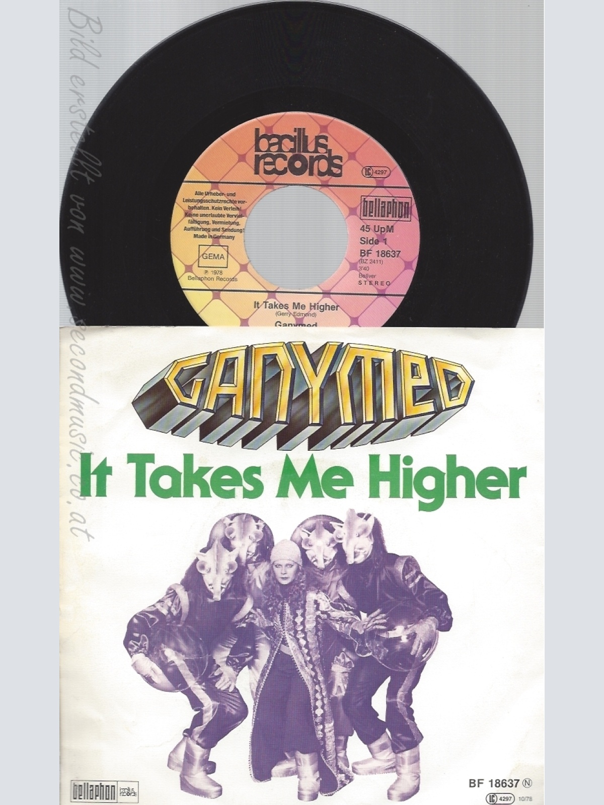 7" GANYMED --IT TAKES ME HIGHER