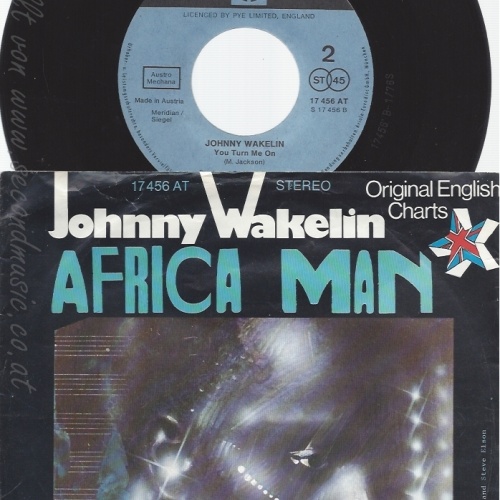 7" JOHNNY WAKELIN-- AFRICA MAN