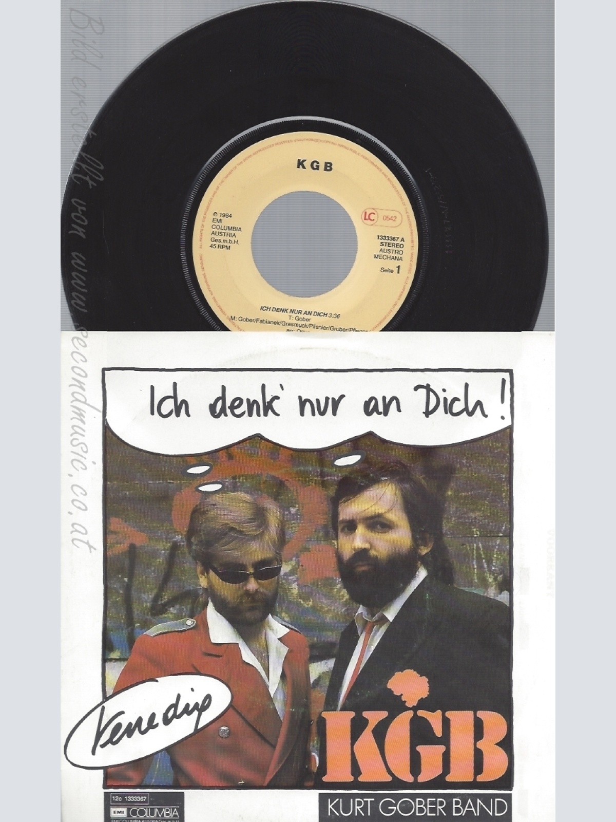 7" KGB-- ICH DENK  NUR AN DICH