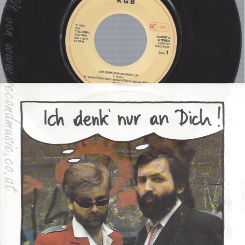 7" KGB-- ICH DENK  NUR AN DICH