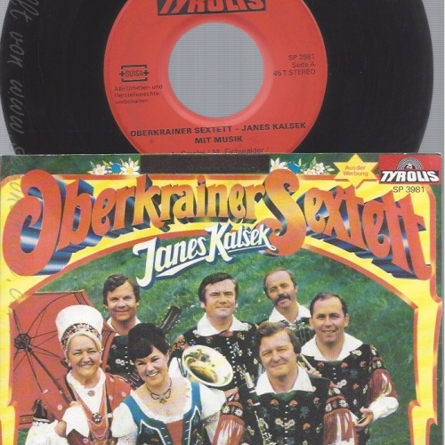 7" OBERKRAINER SEXTETT JANES KALSEK-MIT MUSIK