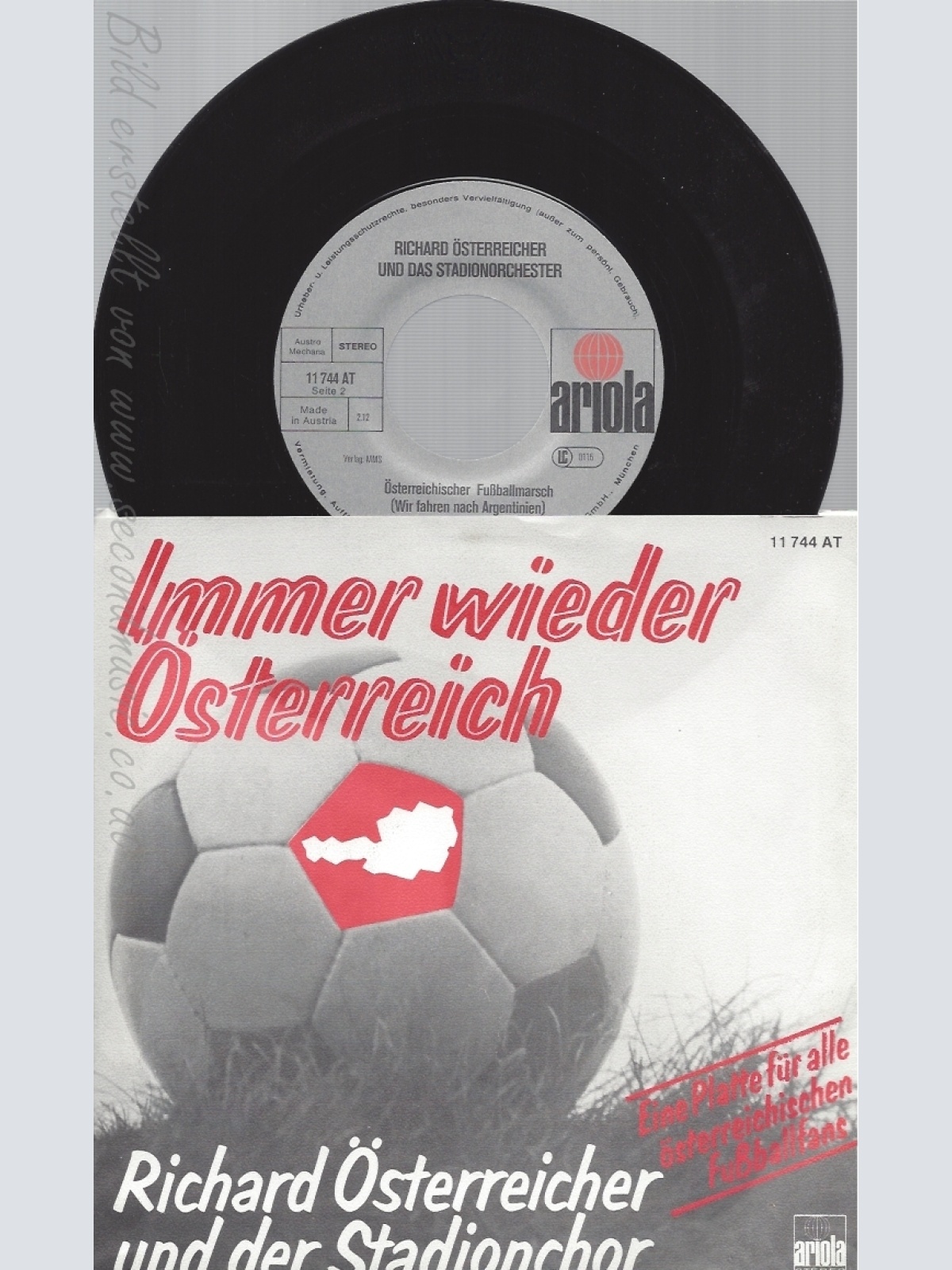 7" RICHARD ÖSTERREICHER-- IMMER WIEDER ÖSTERREICH