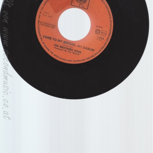7" THE BROTHERS FOUR-- COME TO MY BESIDE MY DARLIN