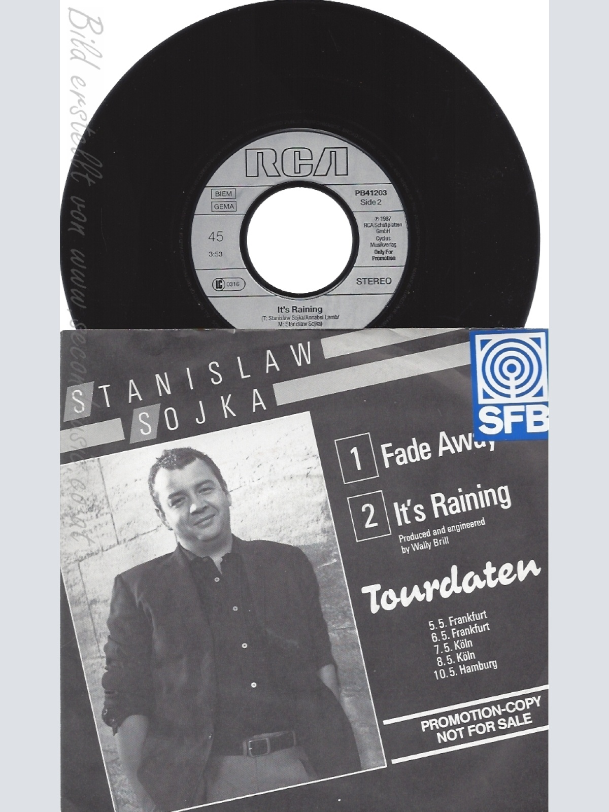 7" STANISLAW SOJKA -- FADE AWAY-- PROMOTION COPY!!!