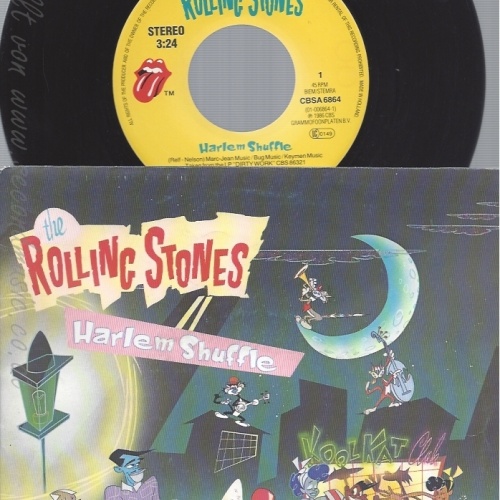 7" THE ROLLING STONES--HARLEM SHUFFLE