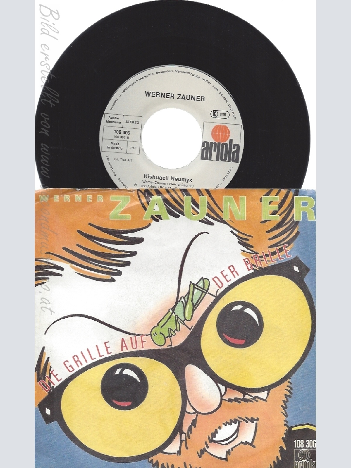 7" WERNER ZAUNER --DIE GRILLE AUF DER BRILLE