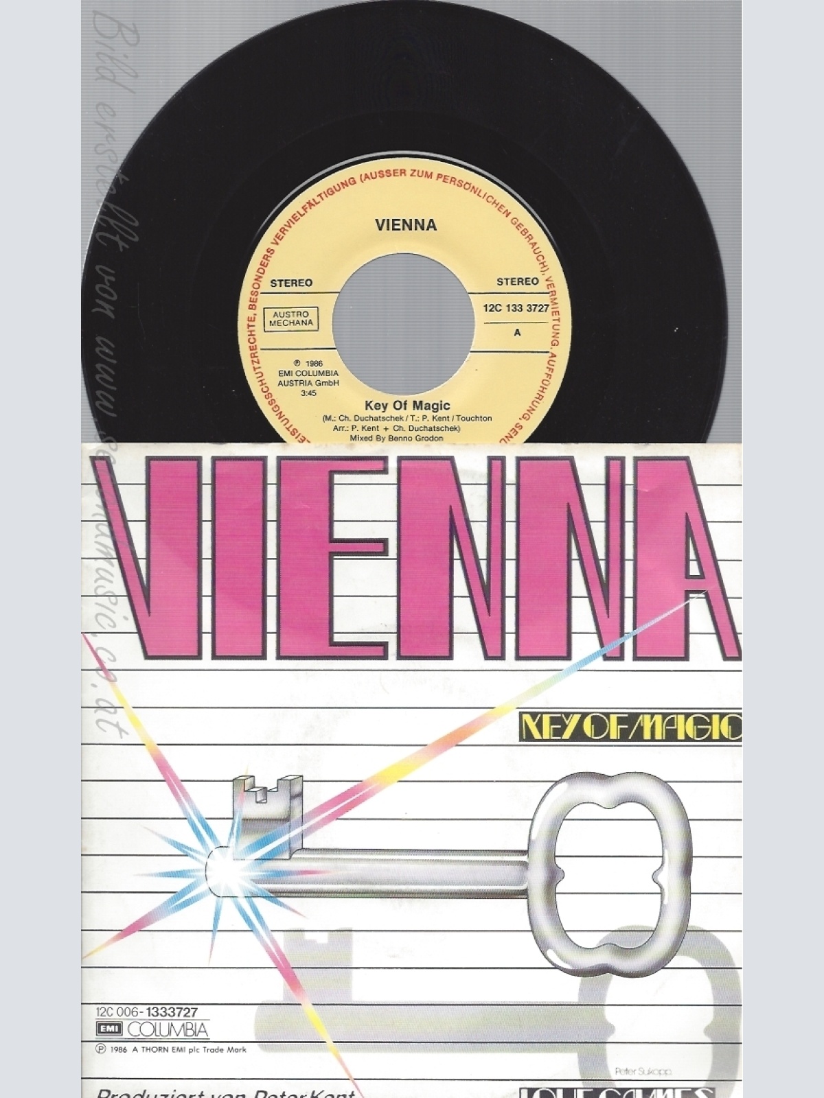 7" VIENNA -- KEY OF MAGIC-