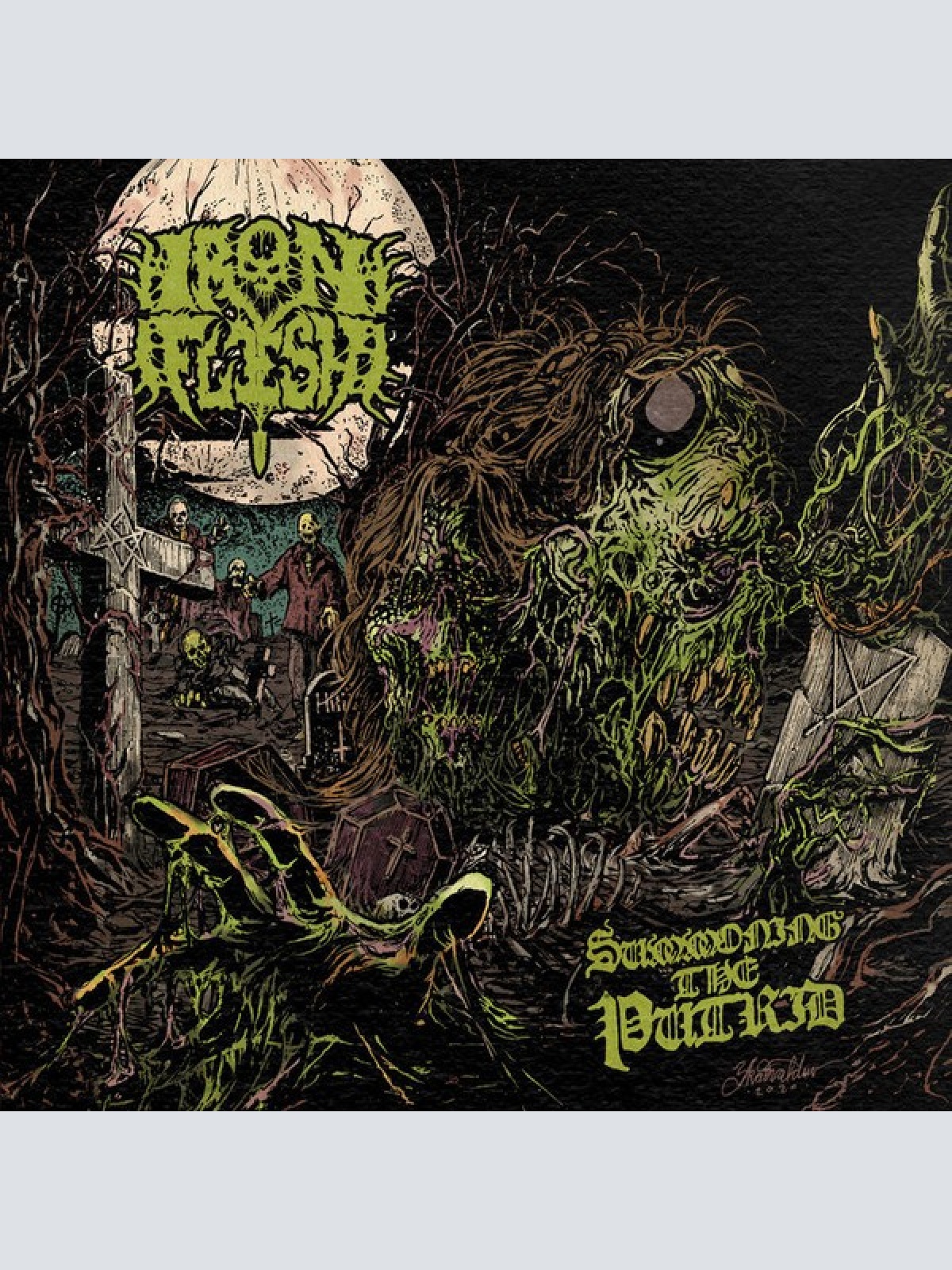 CD, Album Iron Flesh - Summoning The Putrid