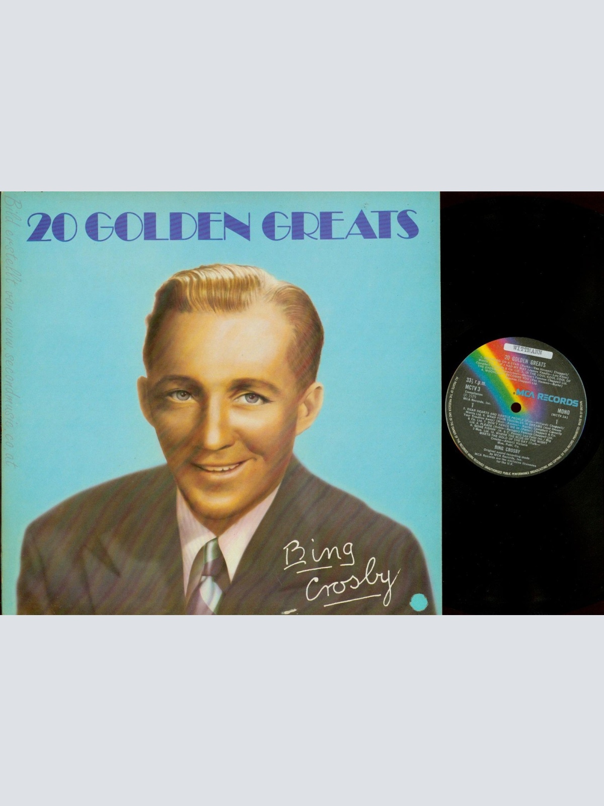 LP-- BING CROSBY-- 20 GOLDEN GREATS