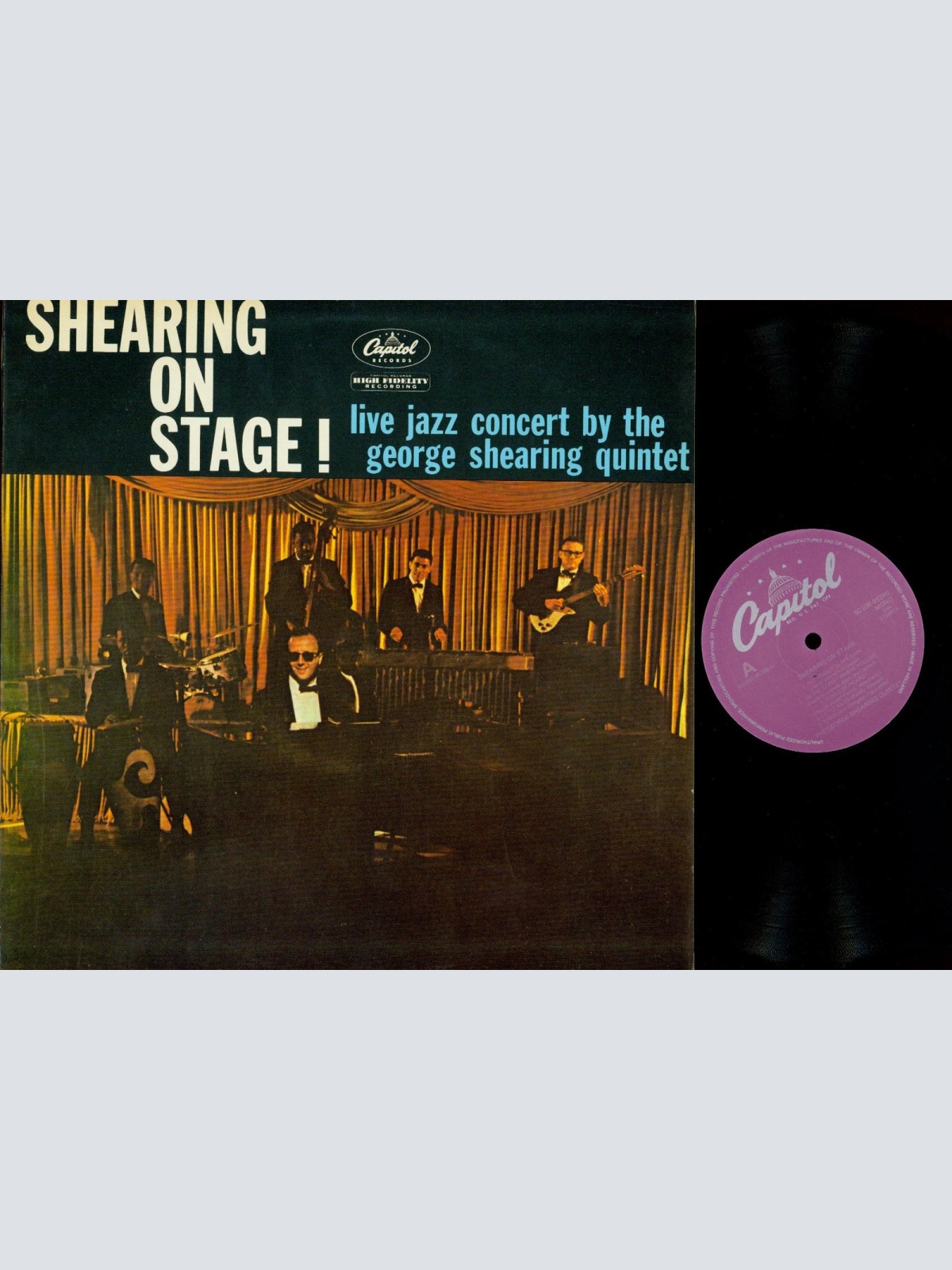 LP--SHEARING ON STAGE-- LIVE JAZZ