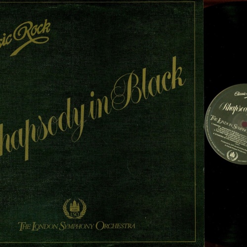 LP--RHAPSODY IN BLACK--LONDONER SYMPHONIE ORCHESTRA