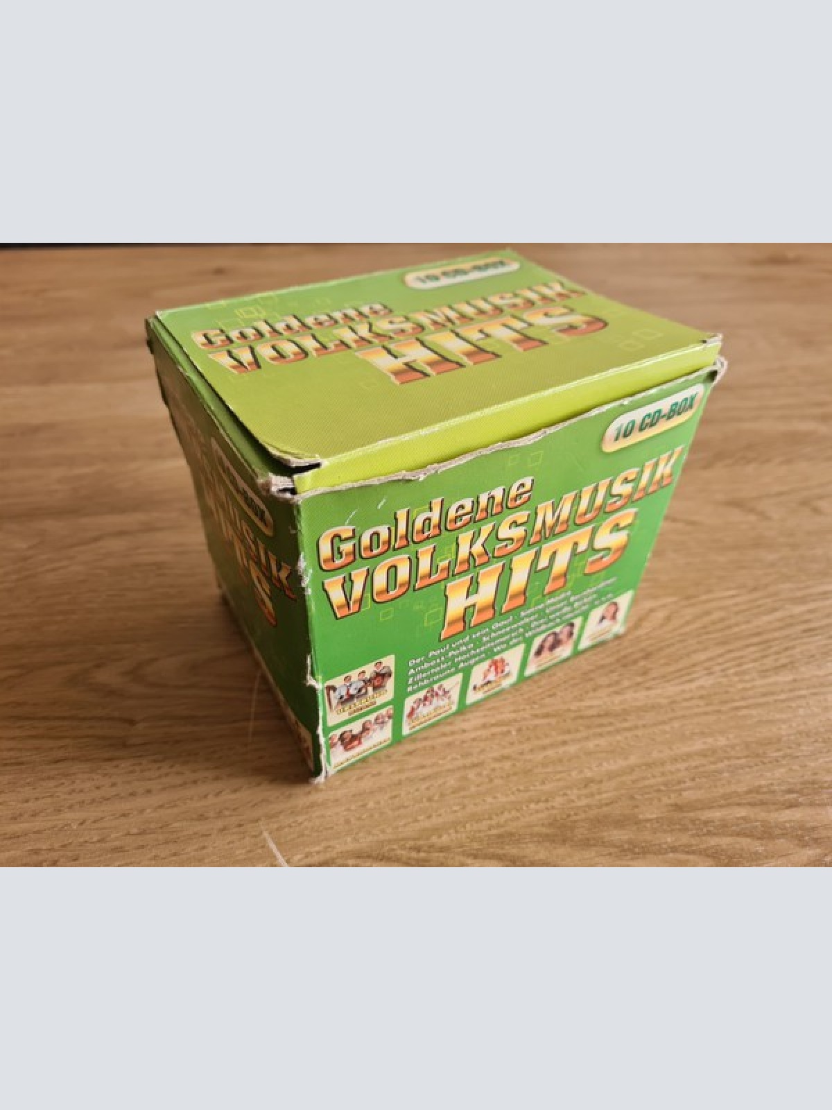 Box + 10xCD, Comp Various - Goldene Volksmusik Hits