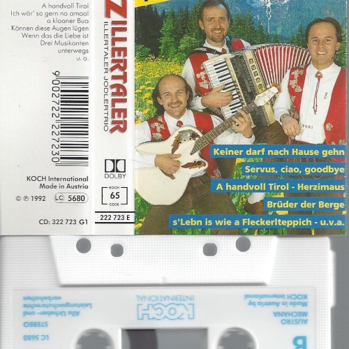 MC-DIE ZILLERTALER--DU BIST MEI HERZIMAUS