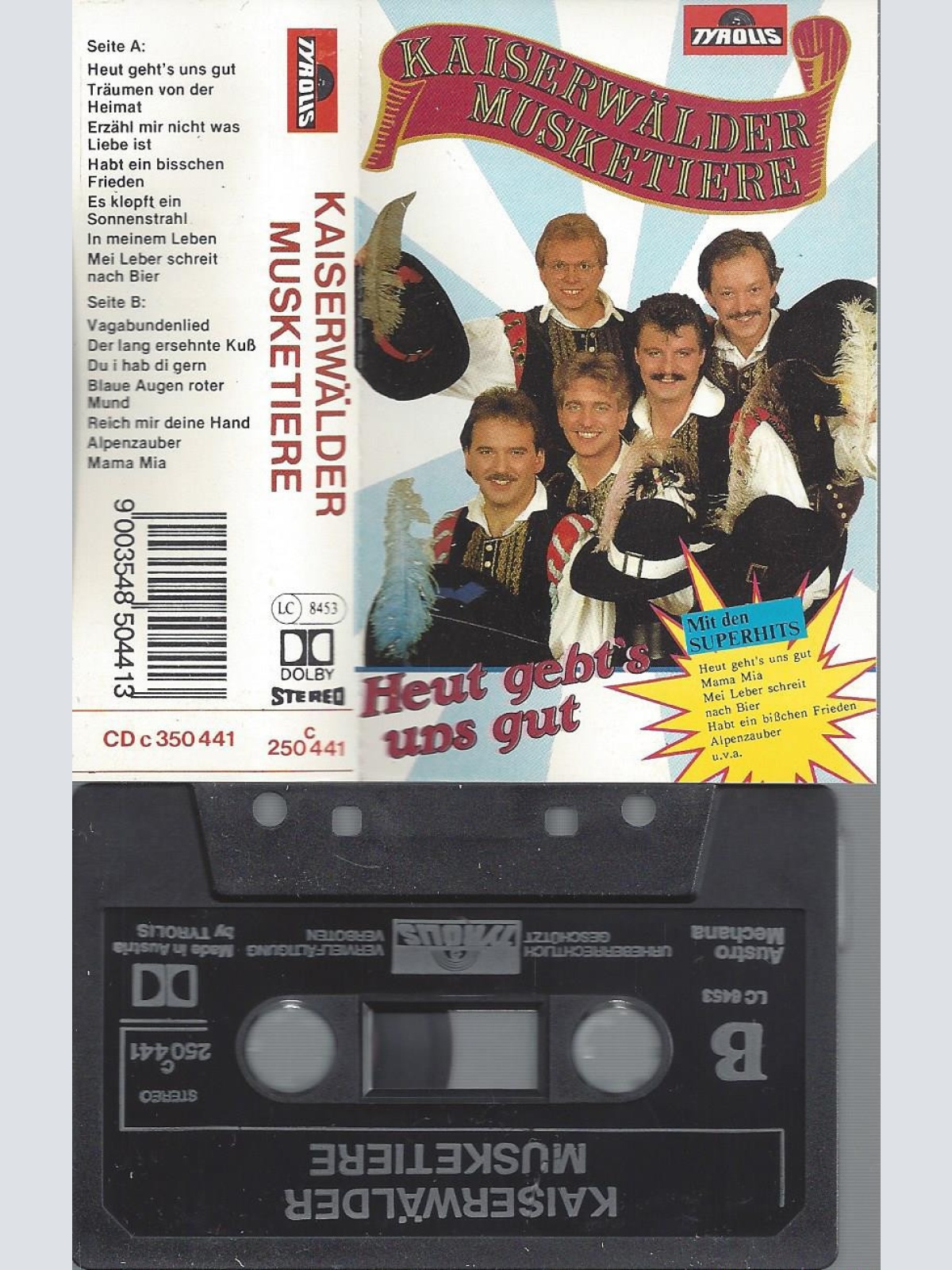 MC-KAISERWÄLDER MUSIKETIERE-HEUT GEHTS UNS GUT