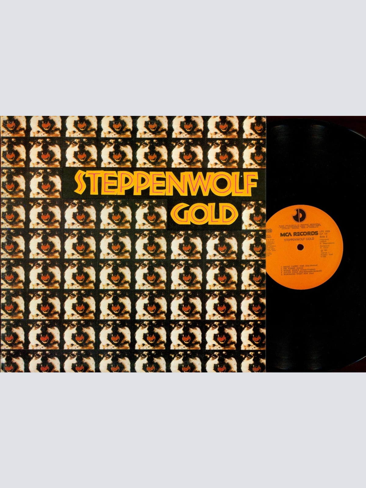 LP-STEPPENWOLF GOLD ---YUGOSLAVIA-LPS 1029--M-