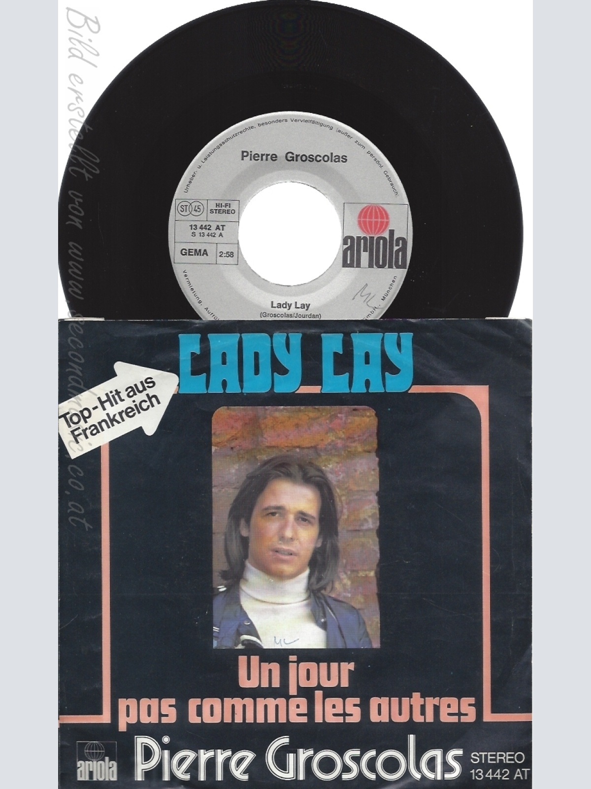 7" CADY CAY-- UN JOUR PAS COMME LES AUTRES