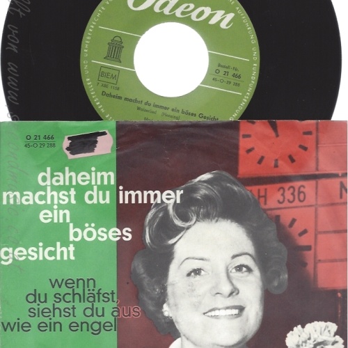 7" MARIA MUCKE -- DAHEIM MACHST DU IMMER EIN BÖSES GESICHT