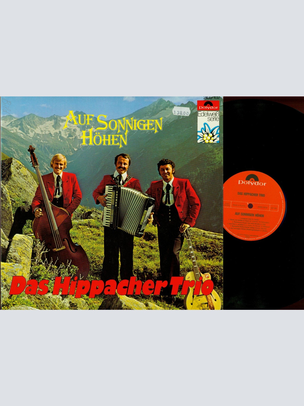 LP--DAS HIPPACHER TRIO--AUF SONNIGEN HÖHEN --