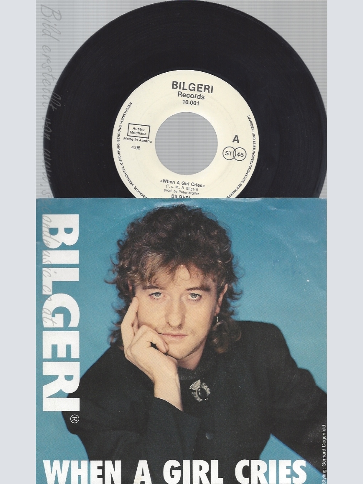 7" BILGERI --WHEN A GIRL CRIES