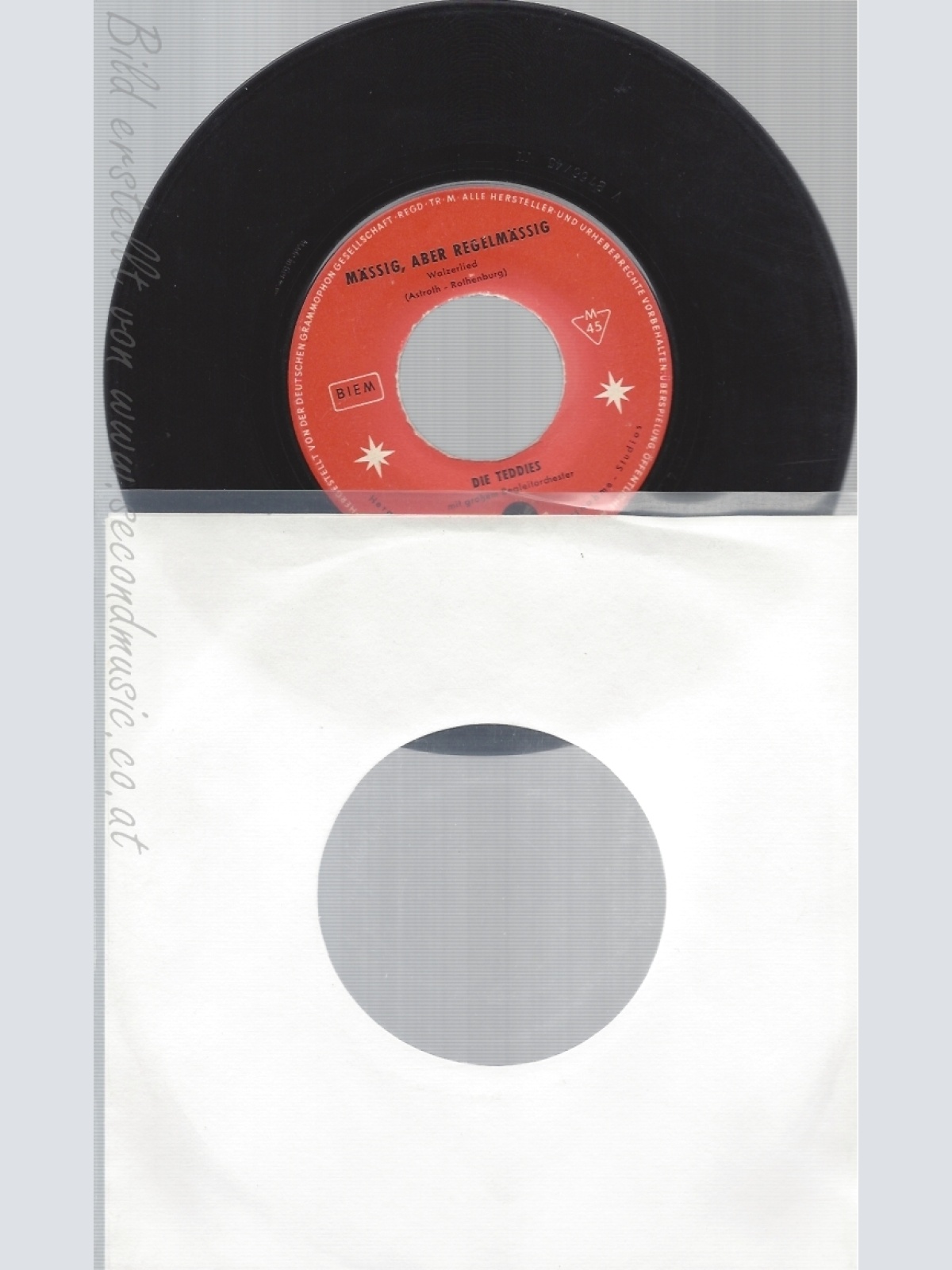 7"DIE TEDDIES--MÄSSIG  ABER REGELMÄSSIG