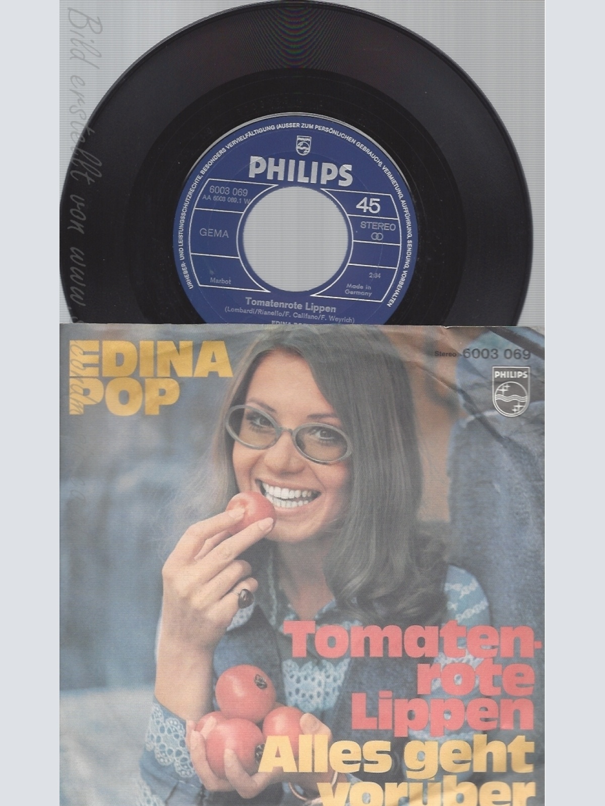 7"EDINA POP--TOMATEN ROTE LIPPEN