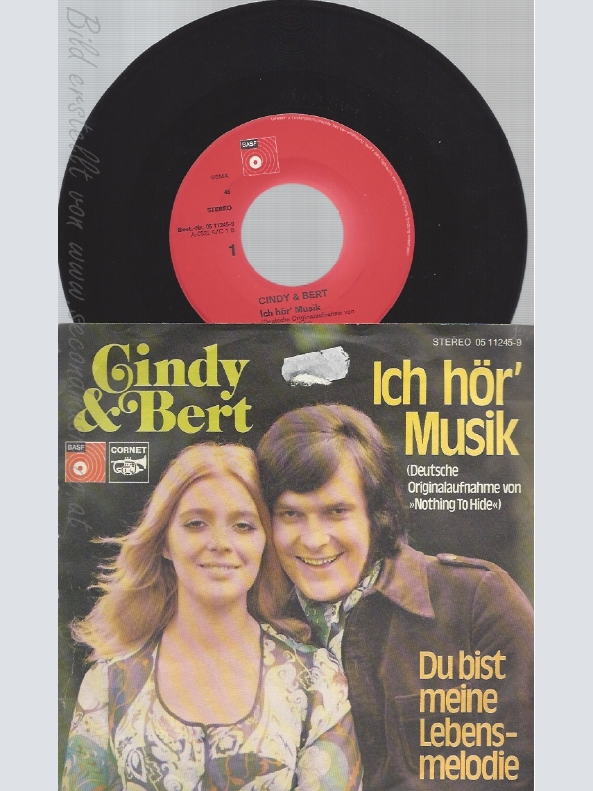 7"CINDY & BERT--ICH HÖR MUSIK
