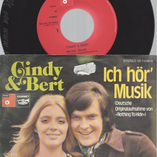 7"CINDY & BERT--ICH HÖR MUSIK