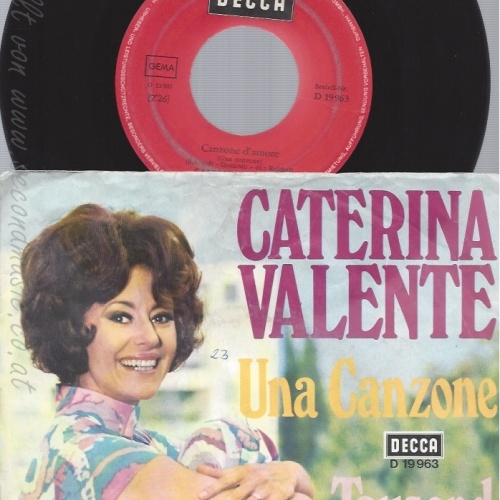 7"CATERINA VALENTE--UNA CANZONE