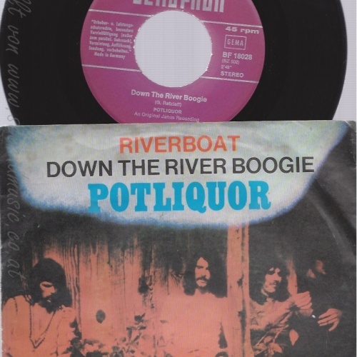 7"POTLIQUOR--DOWN THE RIVER BOOGIE