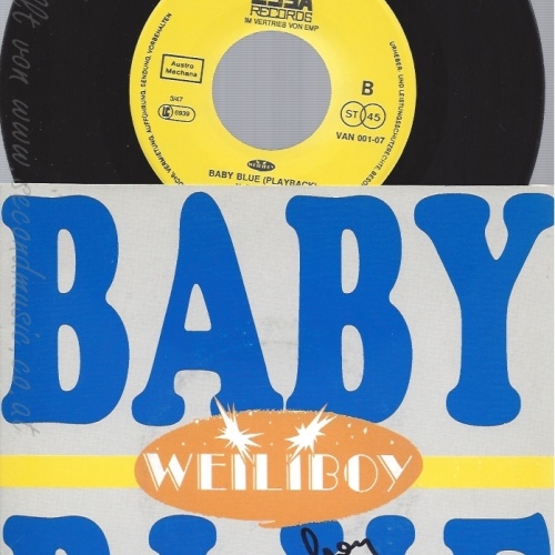 7"WEILIBOY--BABY BLUE--MIT AUTOGRAMM