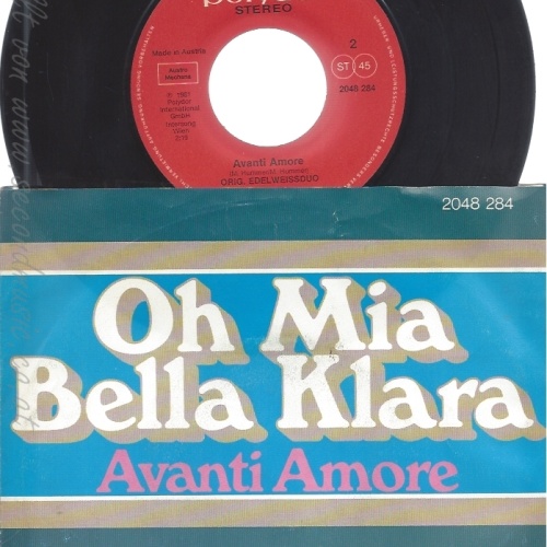 7"--ORIG EDELWEISS DUO--OH MIA BELLA KLARA