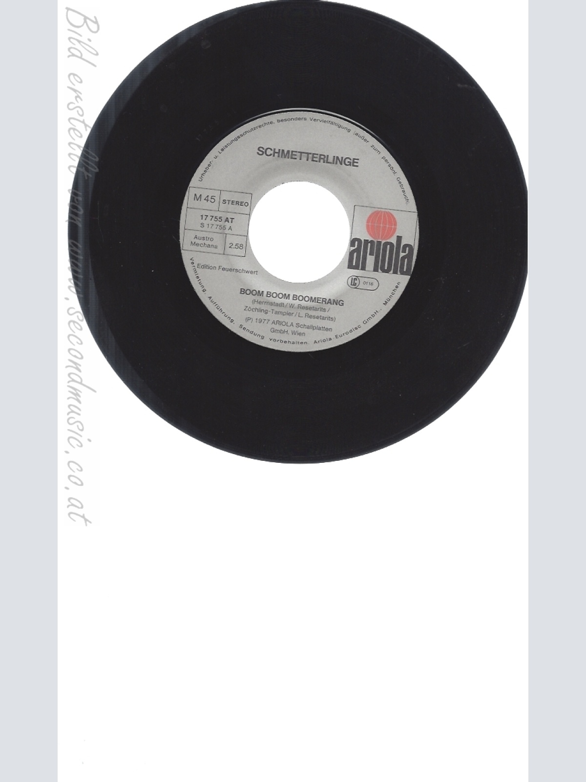 7"--SCHMETTERLINGE--BOOM BOOM BOOMERANG