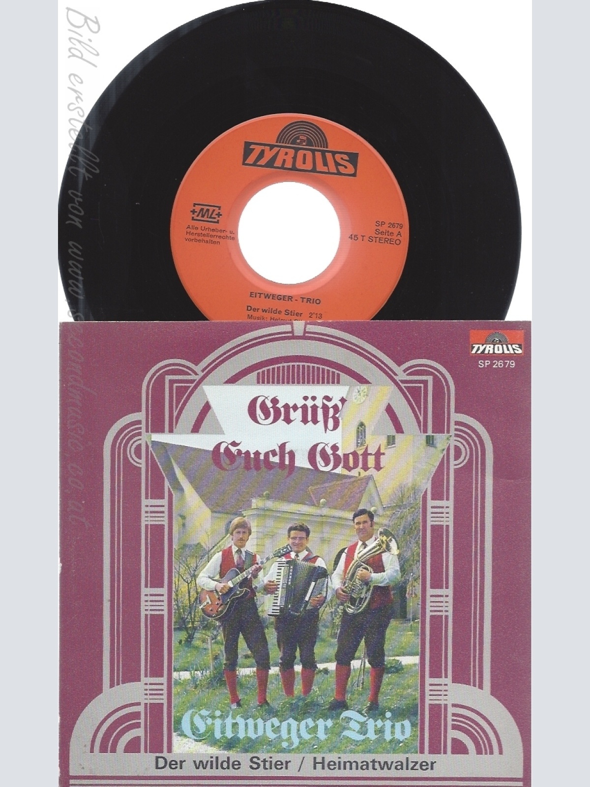 7"--EITWEGER TRIO--GRÜSS EUCH GOTT