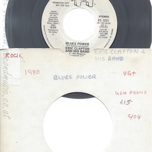 7"--ERIC CLAPTON AND HIS BAND--BLUES POWER--PROMO