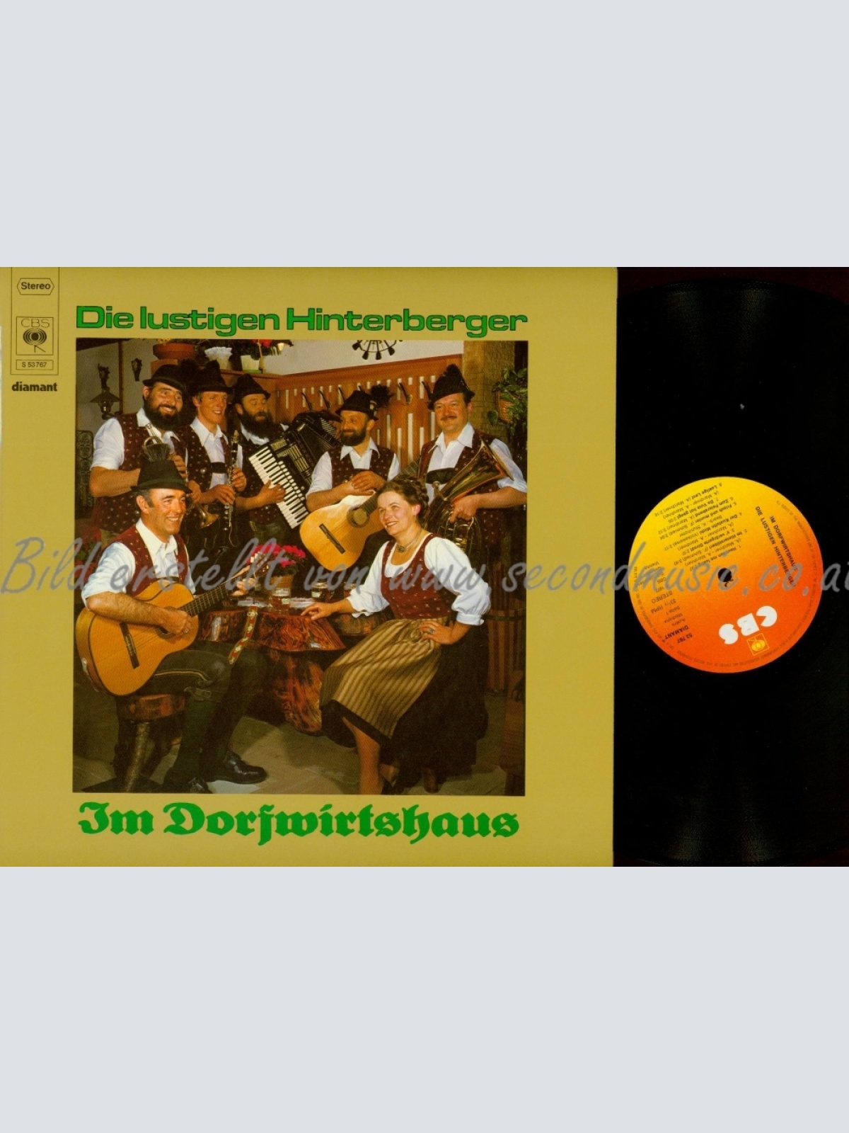 LP--DIE LUSTIGEN HINTERBERGER--IM DORFWIRTSHAUS