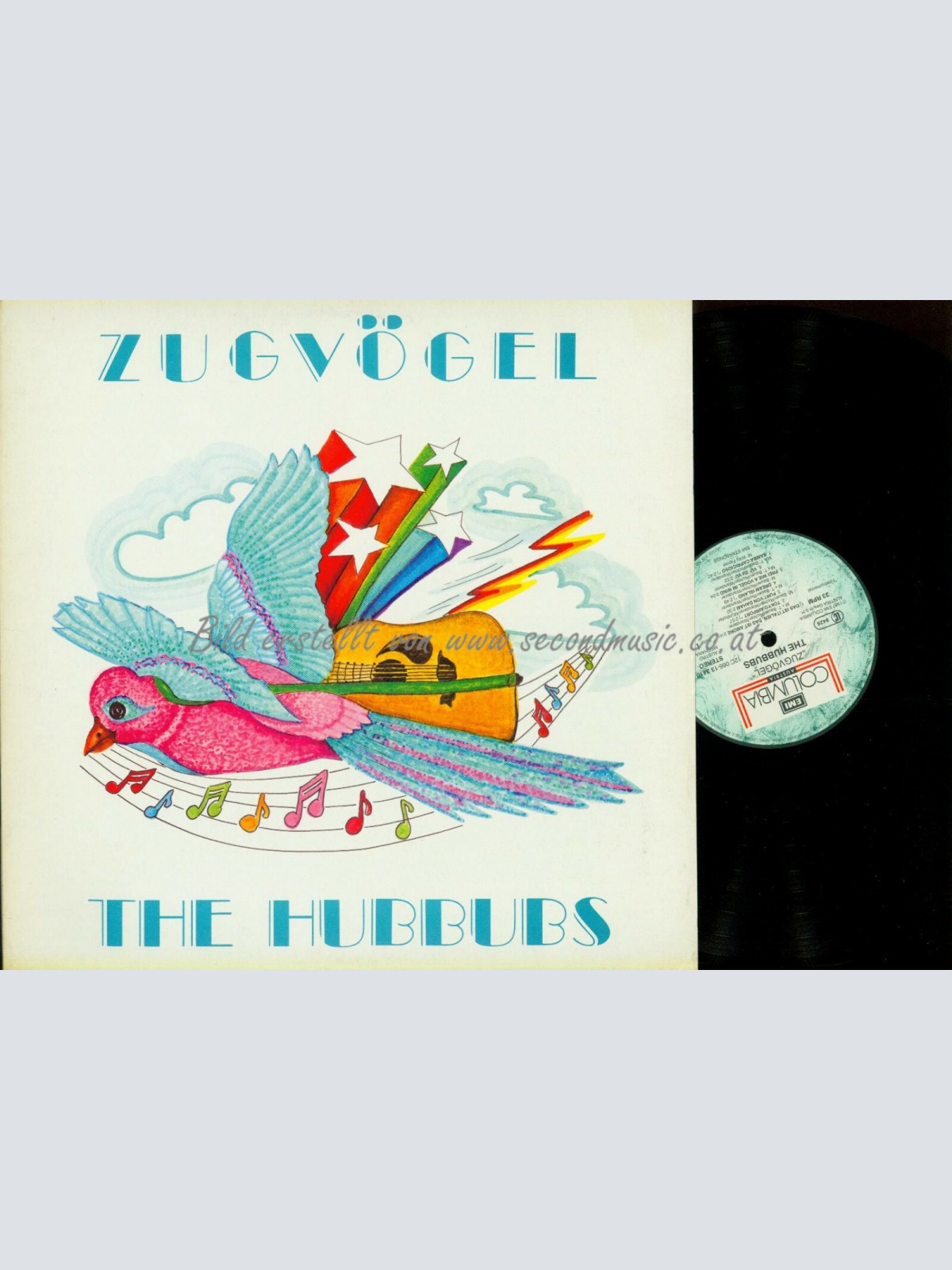 LP--THE HUBBUBS--ZUGVÖGEL