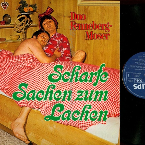 LP--DUO FENNEBERG MOSER--SCHARFE SACHEN ZUM LACHEN