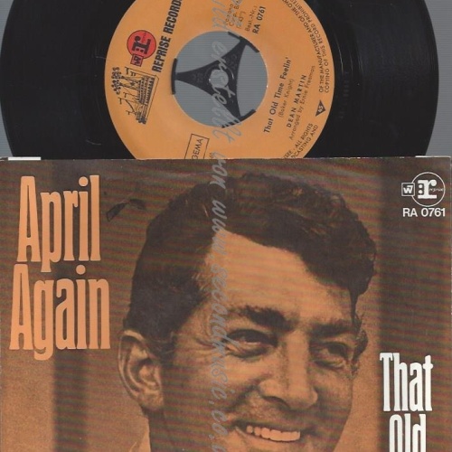 7"DEAN MARTIN--APRIL AGAIN--