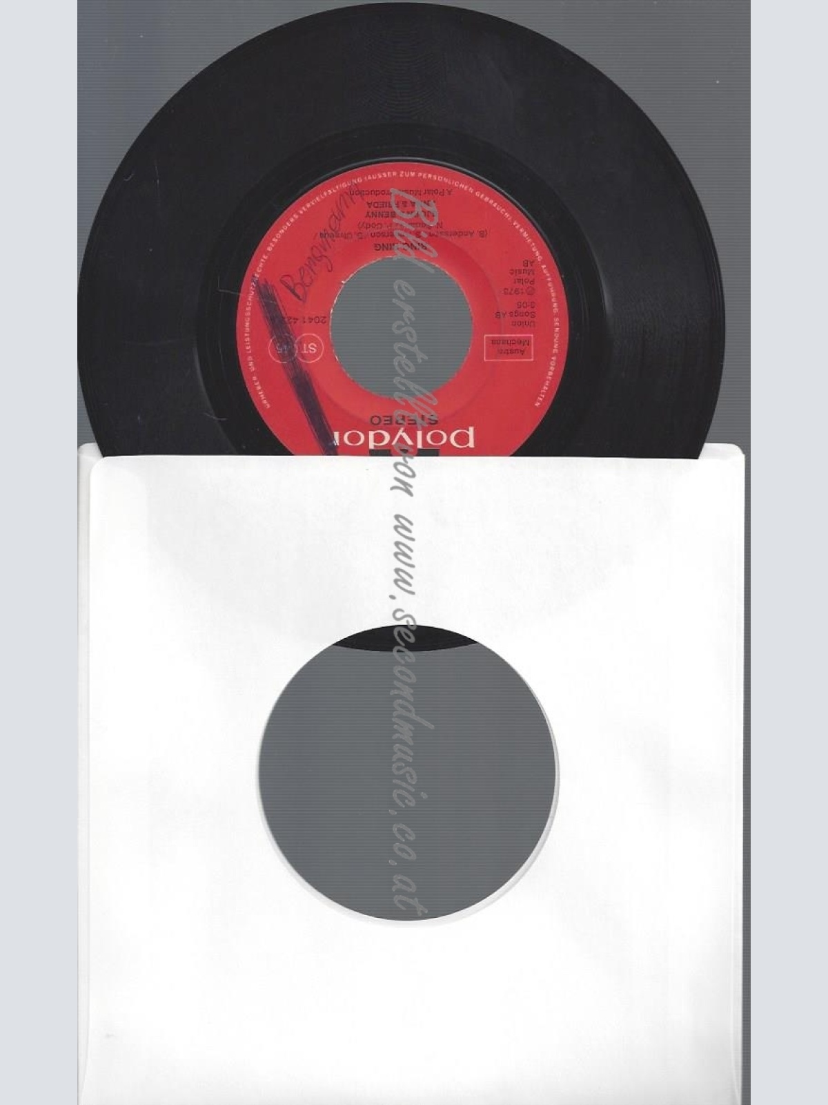 7"ABBA--RING RING--ROCK N ROLL BAND-AUSTRO MECHAN