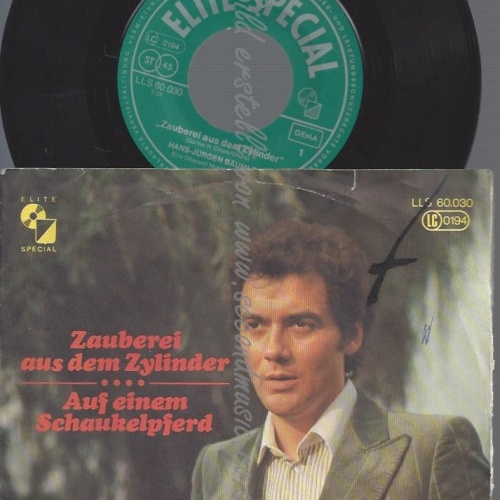 7"HANS JÜRGEN BÄUMLER--ZAUBEREI AUS EINEM ZYLINDER