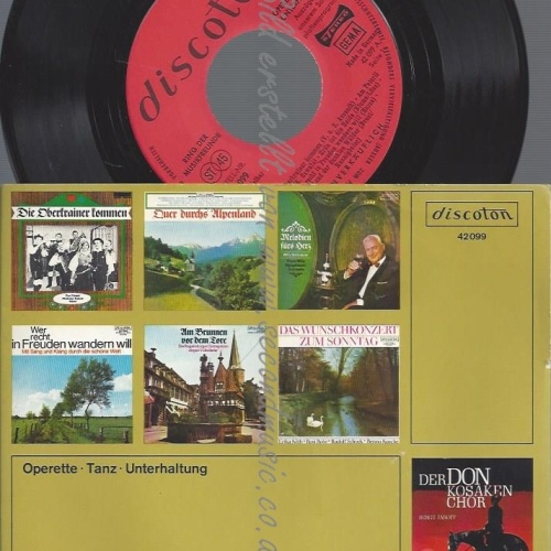 7"DISCOTON--OBERKRAINER KOMMEN--
