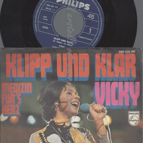 7"VICKY--KLIPP UND KLAR--MADE IN AUSTRIA--