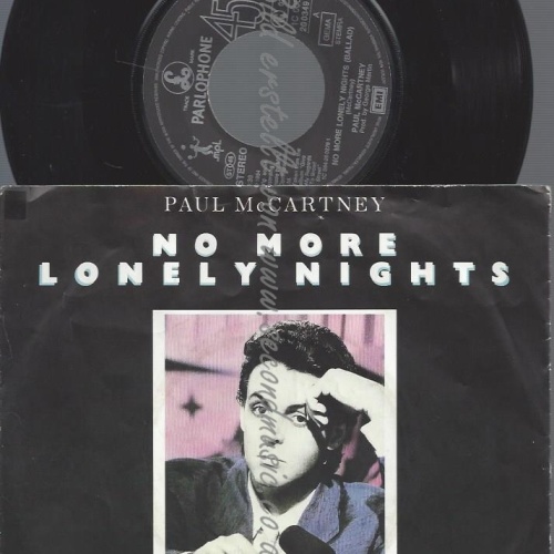 7"PAUL MCCCARTNEY--NO MORE LONELY NIGHTS