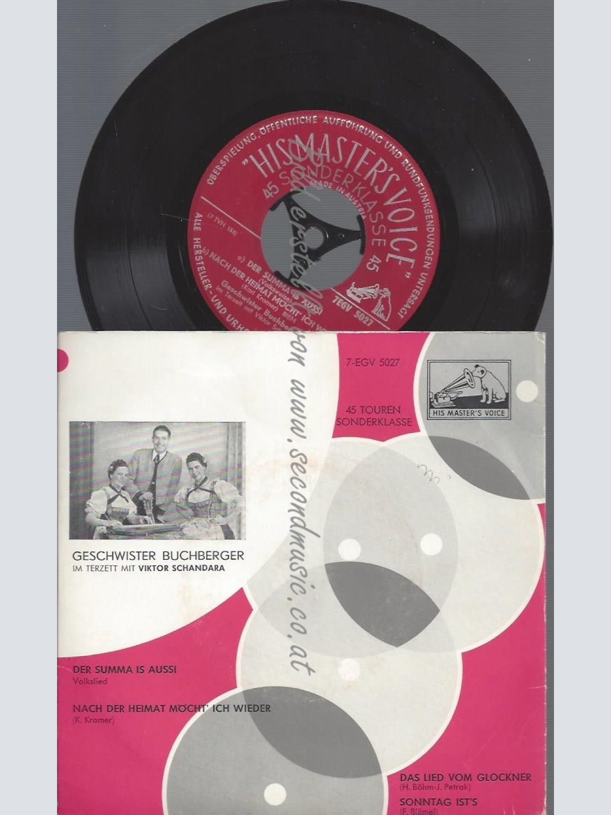 7"GESCHWISTER BUCHBERGER IM TERZETT MIT VIKTOR SCHANDARA--EP