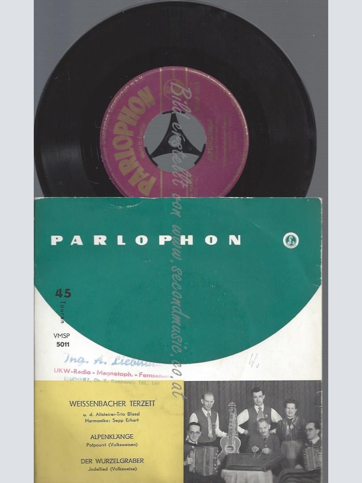 7"WEISSENBACHER TERZETT--ALPENKLÄNGE