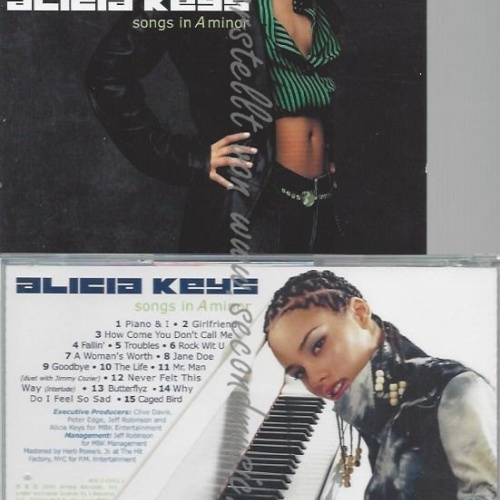 CD--ALICIA KEYS--SONGS IN A MINOR