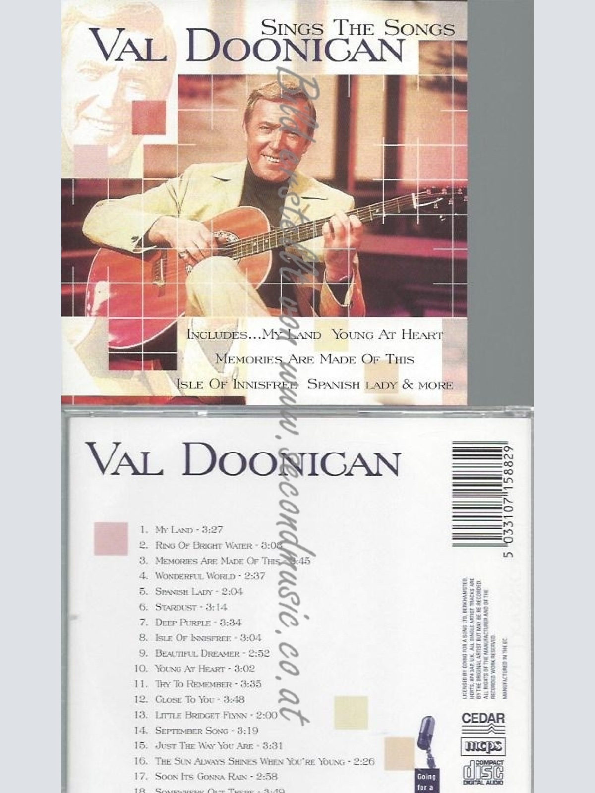 CD--DOONICAN VAL--SINGS THE SONGS