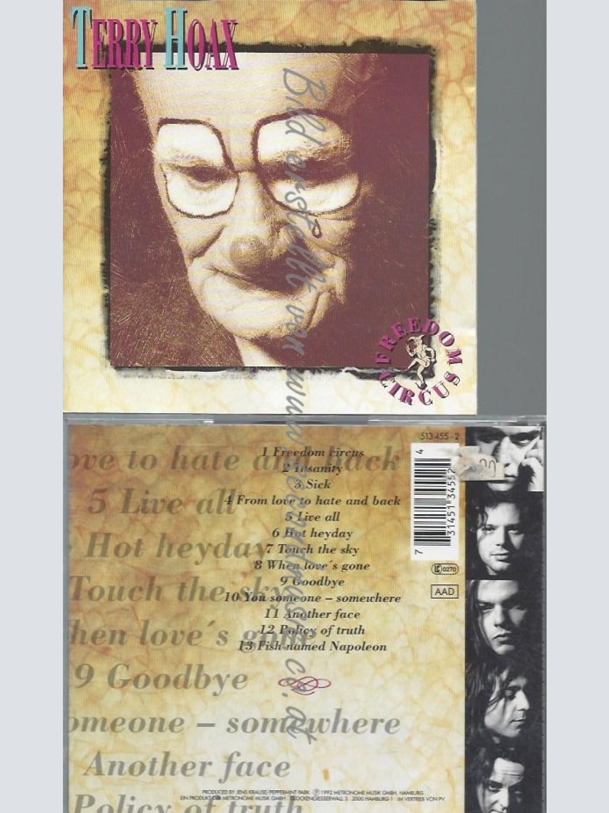 CD--HOAX,TERRY--FREEDOM CIRCUS