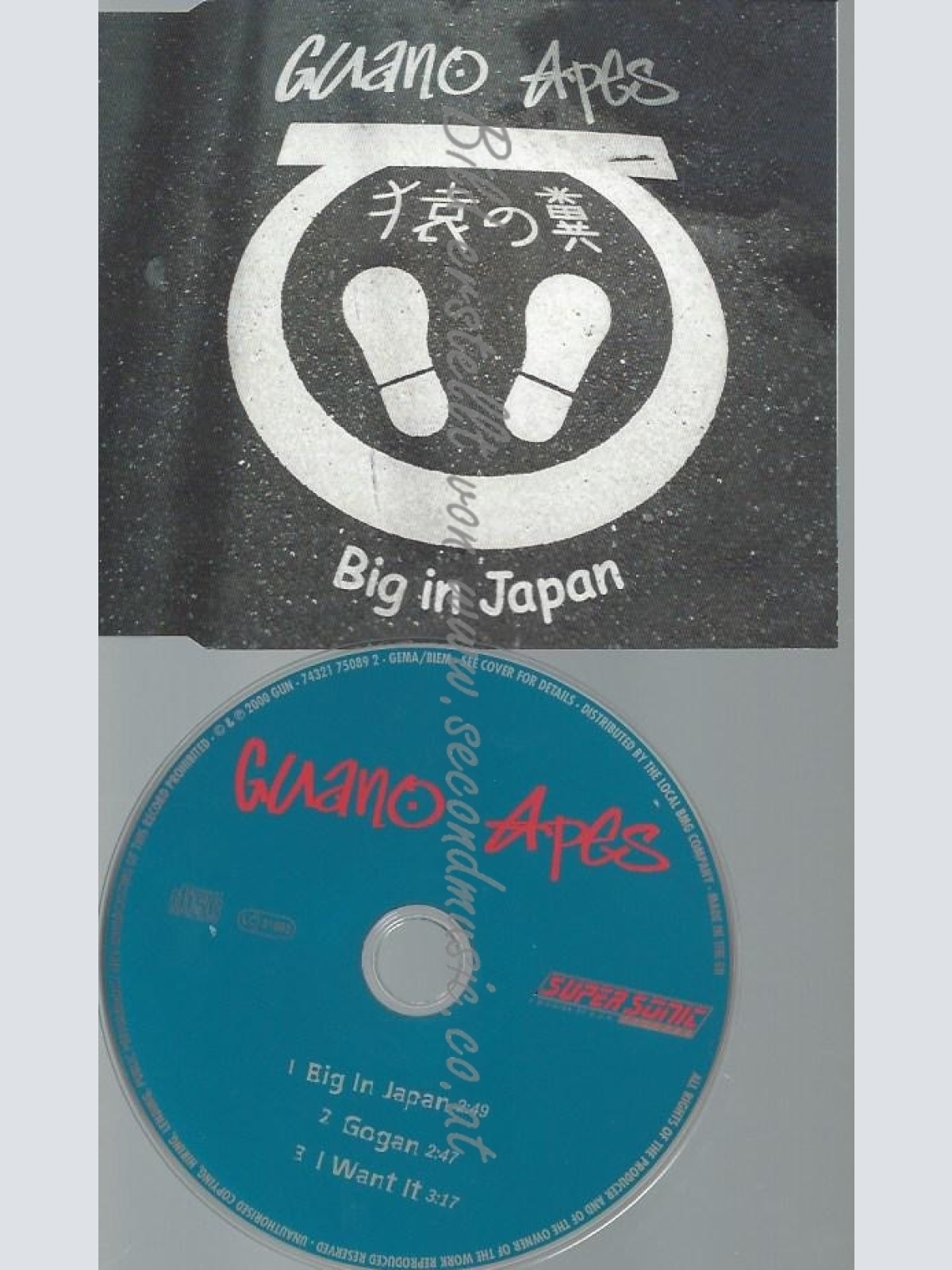 CD--GUANO APES--BIG IN JAPAN | SINGLE