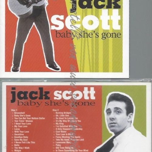 CD--JACK SCOTT--BABY SHE'S GONE | DOPPEL-CD